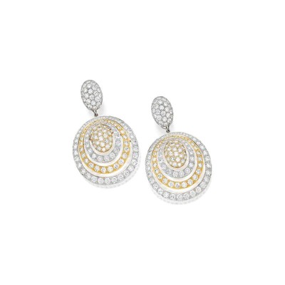#DAVID WEBB #Penadant-Earclips #diamonds