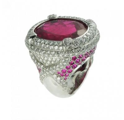 LORIS-Comtesse-Tourmaline rose-saphirs roses