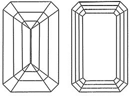 taille à degrés - step cut