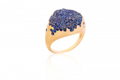 Nada Ghazal - Bague - Ring - saphirs - sapphires - BABY-MALAK-BONBON-ROUND
