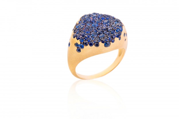 Nada Ghazal - Bague - Ring - saphirs - sapphires - BABY-MALAK-BONBON-ROUND