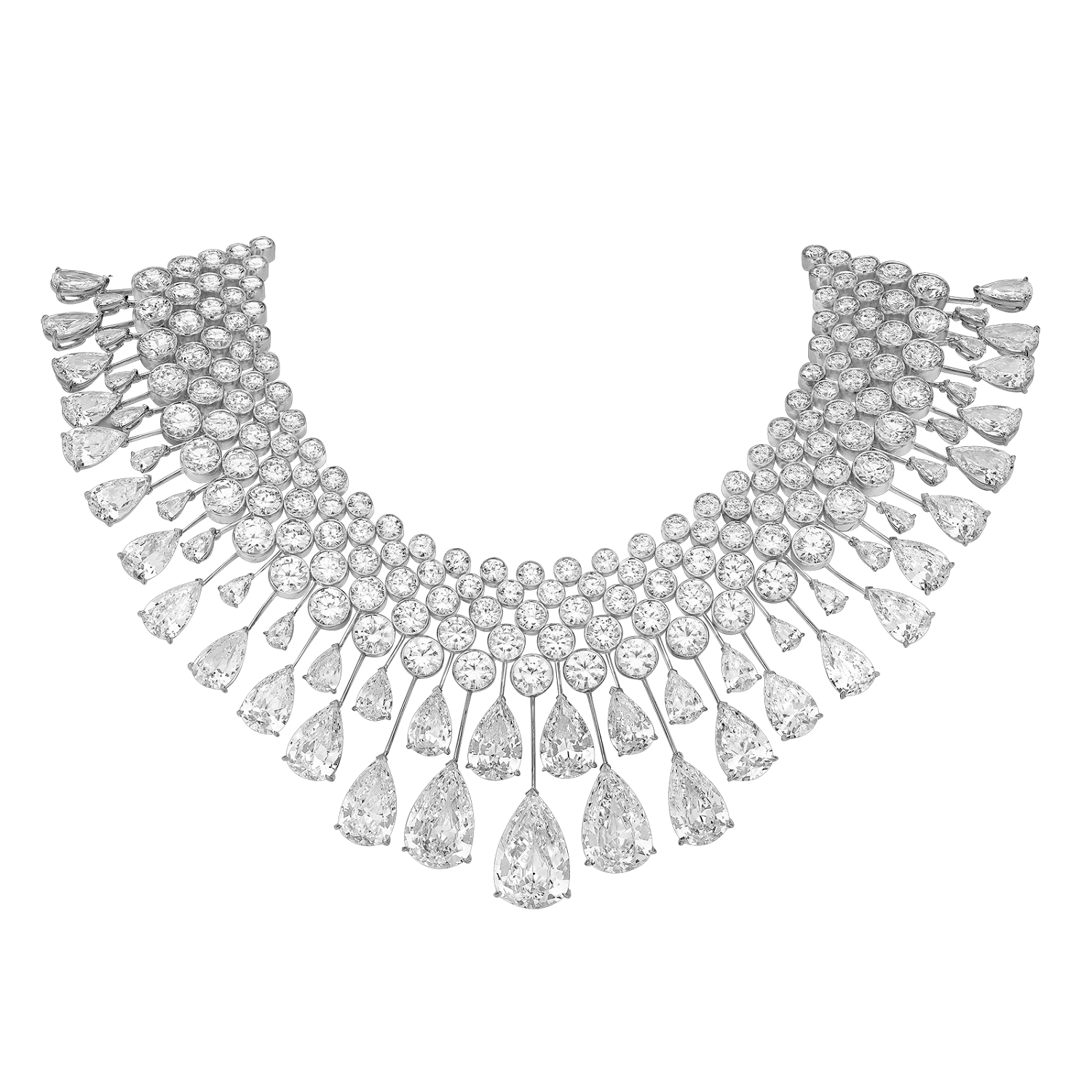 Collier Hypnose, "Burmalite" blanche - Hypnosis collar, white "Burmalite"