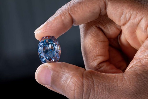 Diamant bleu OKAVANGO BLUE 20,46ct