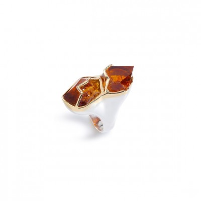 PALOMA SANCHEZ 2 heads of cognac citrine