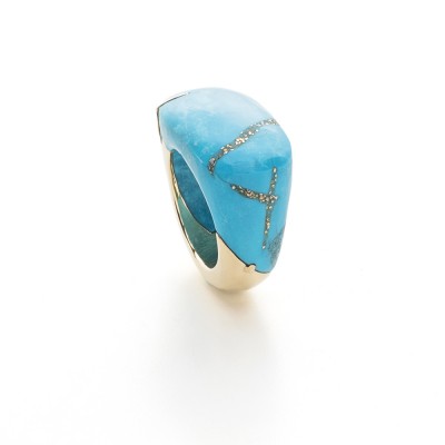 PALOMA SANCHEZ Sleeping beauty turquoise with pyrite