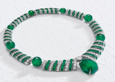 #BULGARI #Collier #necklace #Emerald #Emeraude #Diamant #Diamond