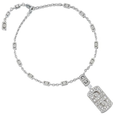 #BULGARI #Diamonds #Gold #'Parentesi' Pendant Necklace #Diamants #Collier