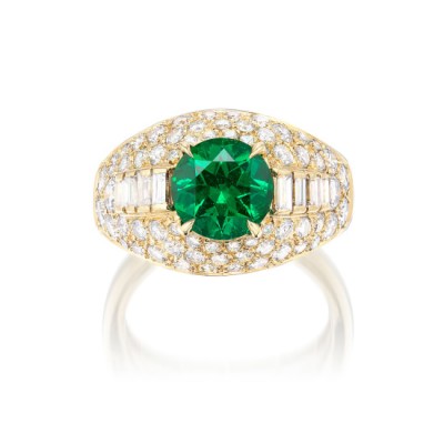 #BULGARI #Emerald #Diamond #Ring #emeraude #diamant #bague