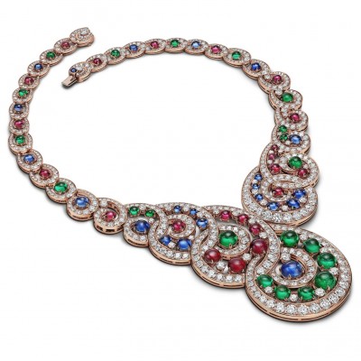 #BULGARI #Emerald #Sapphire #Ruby #Diamond #Necklace #Magnifica #2021#