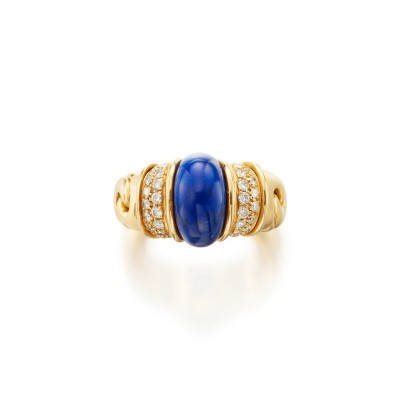 #BULGARI #Gold #Lapis Lazuli #Diamond #Diamant #Ring