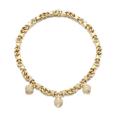 #BULGARI #Gold #diamonds #necklace