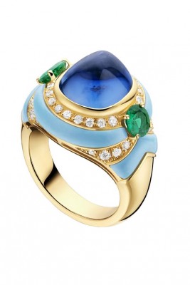 #BULGARI #sapphire ~emerald #turquoise #diamaond #Emeraude #saphir #diamant