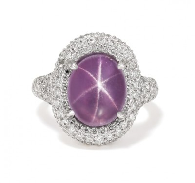 #BULGARI #Star Ruby #Diamond #Platinum #Ring #Rubis étoilé #diamant #Platine #Bague