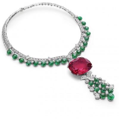 #BULGARI #emerald #TadjikistanSpinel131ct #necklace #Magnifica #2021#