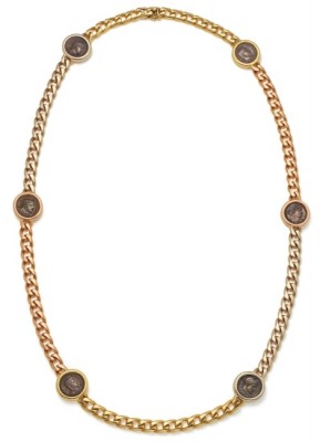 #BULGARI #gold #nacient roman money #necklace