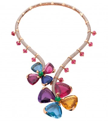 #BULGARI #or jaune #tourmaline #topaze bleue #rubellites #tanzanite #citrine #améthyste #aigue-marine #émeraudes #rubellites #diamants
