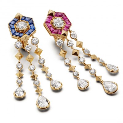 BULGARI_barocko_earrings-diamon-sapphie-ruby