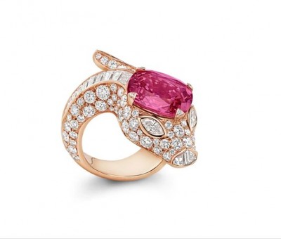 #BVLGARI #SERPENTI SPINEL #Ring #pink gold #Pink spinel #iamonds #2022 #EdenTheGardenOfWonders #HighJewelry #Diamond #SerpentiNecklace #Spinelle rose