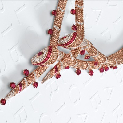 #BVLGARI #ruby #diamond #Serpenti_necklace #Rubis #diamant #collier_serpent