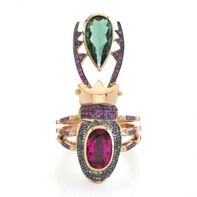 DANIELA VILLEGAS-cleodora_ring_rubellite-tourmaline-sapphire