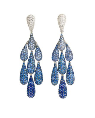 #MARGOY MC KINNEY #Earrings #Sapphires #Diamonds