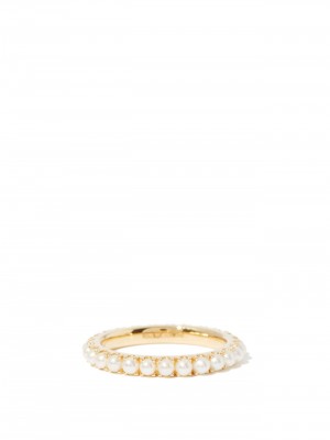 #ROSA DE LA CRUZ #Ring #Pearls