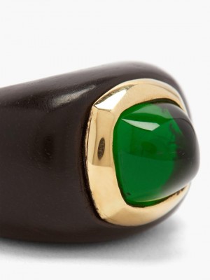 ROSA DE LA CRUZ_emerald_ebony_ring