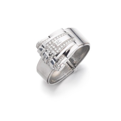 #RENE BOIVIN #Gold #diamond #bracelet-brooch #or #diamant #circa 1935