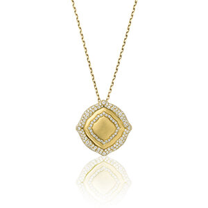 VANIA LELES-The-Nile-18+Karat-Yellow+Gold-White+Diamonds-Pendant