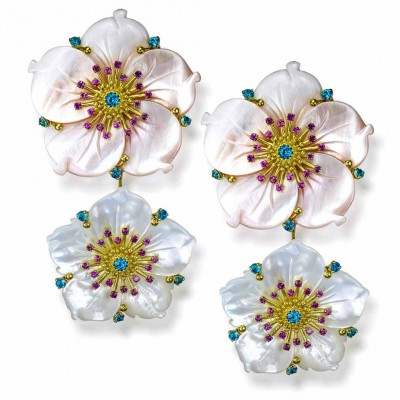 #ALEX SOLDIER #Earrings #Mother Of Pearl #Boucles d'oreilles #nacre