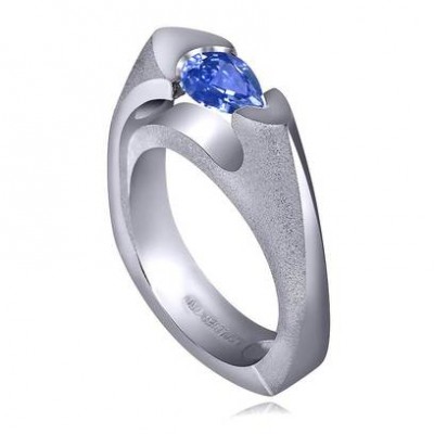 #ALEX SOLDIER #Ring #White gold #Tanzanite #Bague #Or blanc