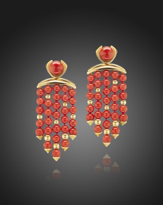 ASSAEL#SardinianCoral#Earrings