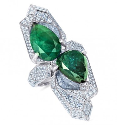 #RUBEUS MILANO #ByFredericMane #Platine #Or #Diamants #Quartz #Zambian Emeralds