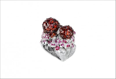 #RUBEUS #The-secret-of-Pomegranate #Ring #Pink-sapphires #Rubellite