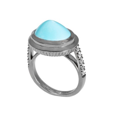 #LouisEdourdLejeune #Turquoise #PaindDeSucre #Bague #Ring #SugarLoaf