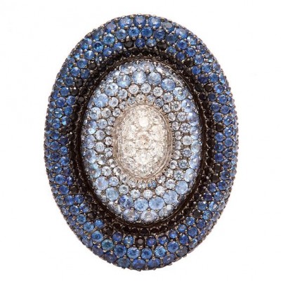 #SALAVETTI #Sapphire #Diamond #Ring #Saphir #Diamant #Bague