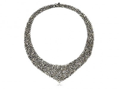 SUTRA #Blackened Gold #Diamonds #Necklace