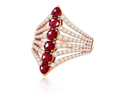 SUTRA #Rubies #RoseGold #Diamonds #Ring