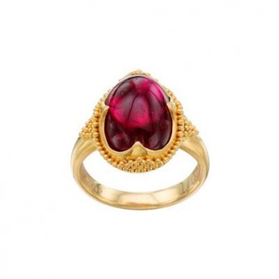 #StevenBattle #Tourmaline #Rubellite #Ring #Gold