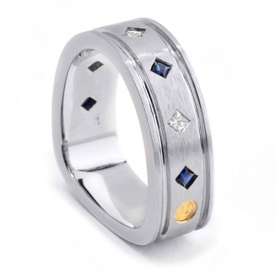 #COFFIN AND TROUT #Sapphires #Diamonds #gold