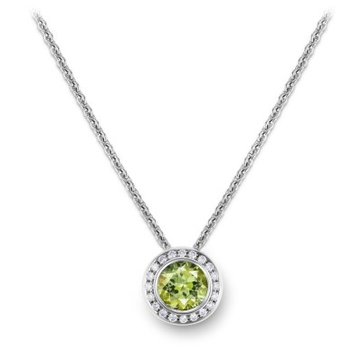 #GUBELIN #jewellery #glowing fire #pendant #Tourmaline_cabochon #diamonds