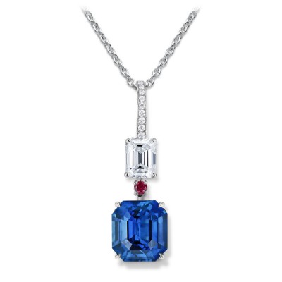 #GUBELIN #jewellery #lMystical Garden #necklace #sappire #ruby #diamonds