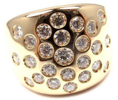 #HERMES #gold #ring #diamonds