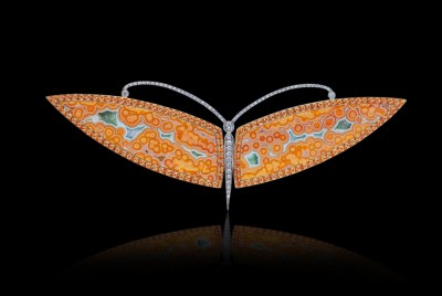 #JENNIFER RABE #Brooch #18 karat Yellow Gold #Catseye Opal #Cochalon