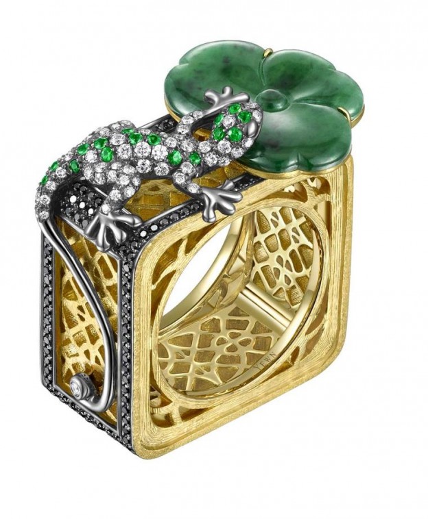 #YEWN #jadeite #high jewellery #diamonds #tsavorites