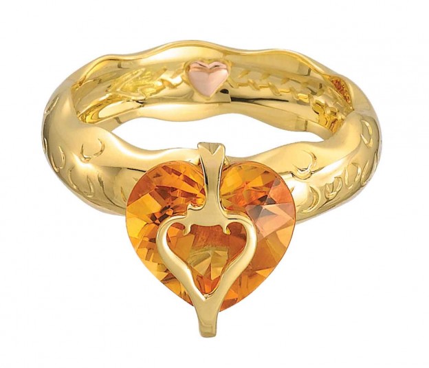 #DEWEL #Ring #Gold #Citrine