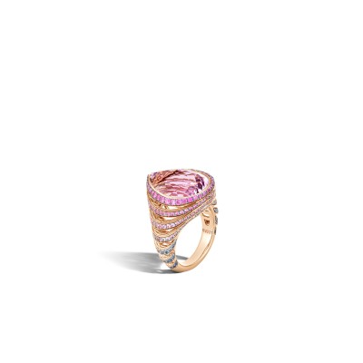 #JOHN HARDY #ring # Kunzite #blue, pink, and violet Sapphires