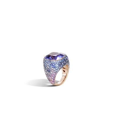 #JOHN HARDY #ring #Tanzanite #Sapphires