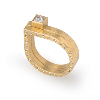 #JOSEF KOPPMANN #Ring #diamonds #gold