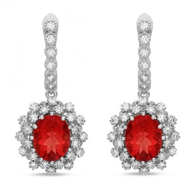 #MACTARIAN #Earrings #Andesine #Diamonds